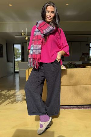 Scamp Leopard Demi Bloom Pant Navy /5 =